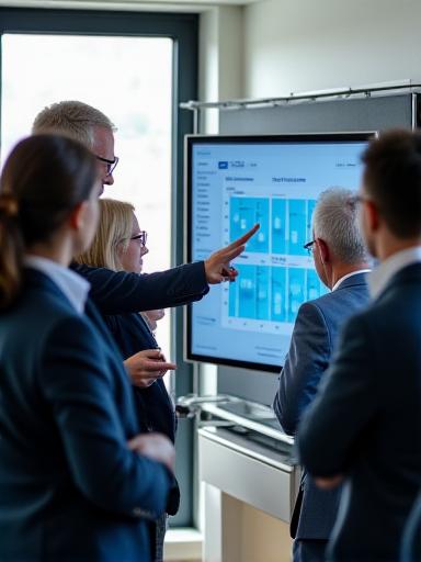 Team analyzing marketplace data